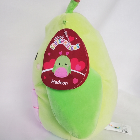 Hadeon the Grasshopper Valentines Squishmallow BNWT 8 Inch - Picture 3 of 8